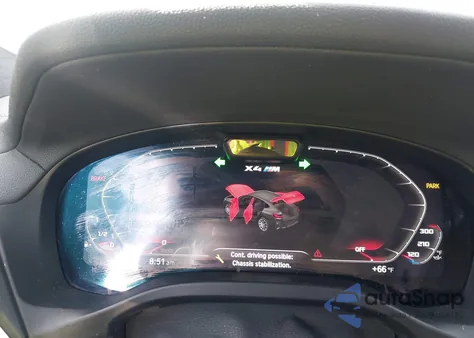 2022 BMW X4 M z USA, uszkodzony, nr VIN 5YM23EC00N9J37507